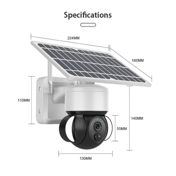 PIR Human Erkennung Wireless Solar Outdoor IP-Kamera